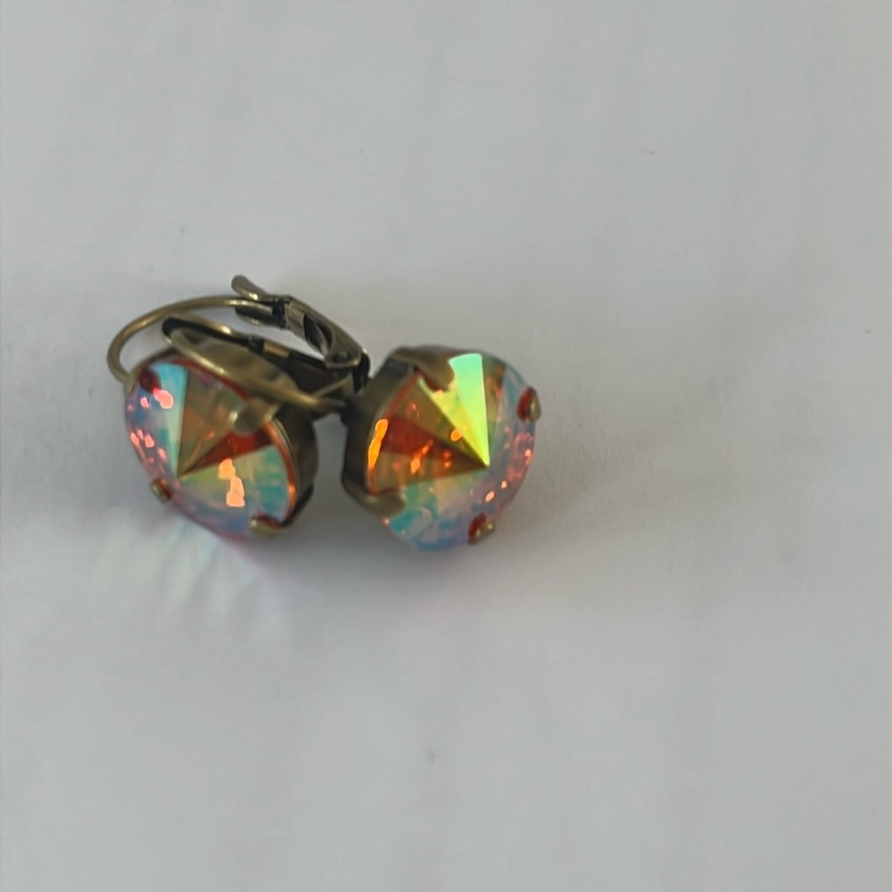 Swarovski Rivoli Crystal Earrings
